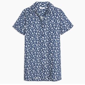 Linen Floral Button Down Shirt Tunic by Onia - Sz XL